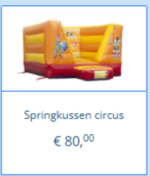 Springkussen circus open, Hobby en Vrije tijd, Feestartikelen | Verhuur, Overige, Ophalen
