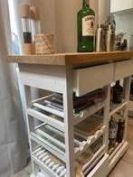 Keukenblok / mini barretje, Huis en Inrichting, Keuken | Keukenelementen, Ophalen, Gebruikt, 100 tot 150 cm, Crème