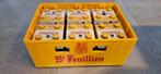 Krat st Feuilien blond Belgisch bier, Verzamelen, Ophalen, Zo goed als nieuw, Flesje(s), Overige merken