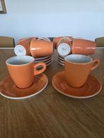 Walkure koffie kop en schotels oranje, Huis en Inrichting, Keuken | Servies, Ophalen, Zo goed als nieuw, Overige stijlen, Kop(pen) en/of Schotel(s)