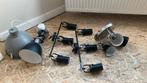 Karwei lamp plafond lamp lampen sem zwart industrieel, Huis en Inrichting, Lampen | Spots, Ophalen of Verzenden, Zo goed als nieuw
