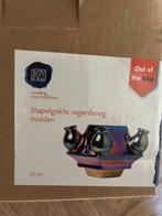 Heinen Delfts Blauw Stapelgekte Regenboog Middenstuk, Huis en Inrichting, Woonaccessoires | Kandelaars en Kaarsen, Overige materialen