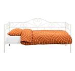 Metalen bed, Gebruikt, Wit, Ophalen