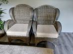 Hele mooie rieten stoelen - als nieuw - riet - fauteuil, Huis en Inrichting, Stoelen, Ophalen, Twee, Bruin, Riet of Rotan