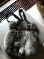 Dames tas Ibiza stijl br 35 cm H 35 cm nepbont, Sieraden, Tassen en Uiterlijk, Tassen | Damestassen, Ophalen of Verzenden, Zo goed als nieuw