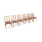 6x Vintage design stoel eetkamerstoel jaren '60 '70 retro, Verzenden, Eén