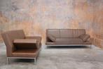 ZGAN! exclusieve leren Jori Variabolo bank en loveseat!, Huis en Inrichting, Banken | Bankstellen, Jori, Design, 150 tot 200 cm