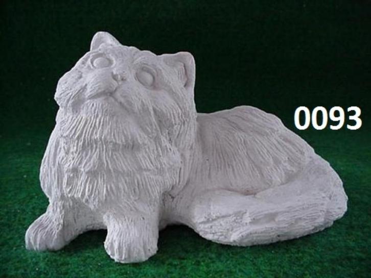 Poes., Tuin en Terras, Tuinbeelden, Nieuw, Dierenbeeld, Beton, Ophalen