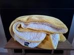 Unique Living fleece plaid bamboo yellow, Ophalen of Verzenden, Zo goed als nieuw