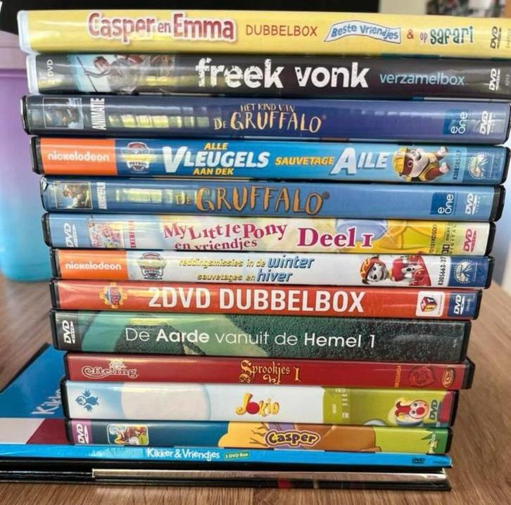 Veel DVD's jeugd / animatie, Cd's en Dvd's, Dvd's | Kinderen en Jeugd, Gebruikt, Film, Avontuur, Alle leeftijden, Ophalen of Verzenden