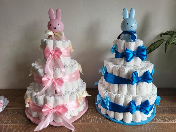 Luiertaart met Nijntje - S, M of L, Kinderen en Baby's, Kraamcadeaus en Geboorteborden, Nieuw, Kraamcadeau, Ophalen