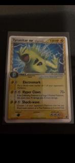 Tyranitar ex Pokemon Kaart, Ophalen of Verzenden, Zo goed als nieuw, Losse kaart