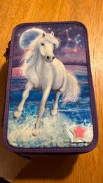 Paarden etui met 3 ritsen van miss melody met licht effecten, Ophalen of Verzenden, Zo goed als nieuw