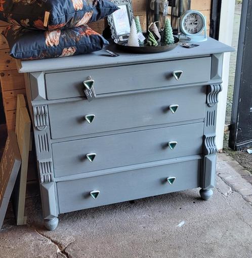 Commode Ladekast petrol, Huis en Inrichting, Kasten | Ladekasten, Nieuw, Minder dan 100 cm, 100 tot 150 cm, 50 tot 75 cm, Grenenhout
