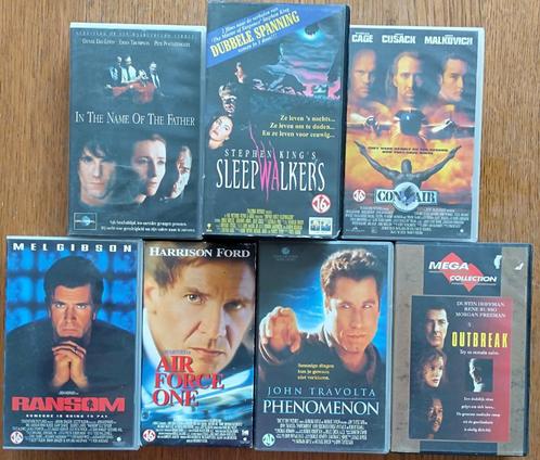 GRATIS 8 films op VHS: o.a. Outbreak, Air Force One, Con Air, Cd's en Dvd's, VHS | Film, Gebruikt, Actie en Avontuur, Vanaf 12 jaar