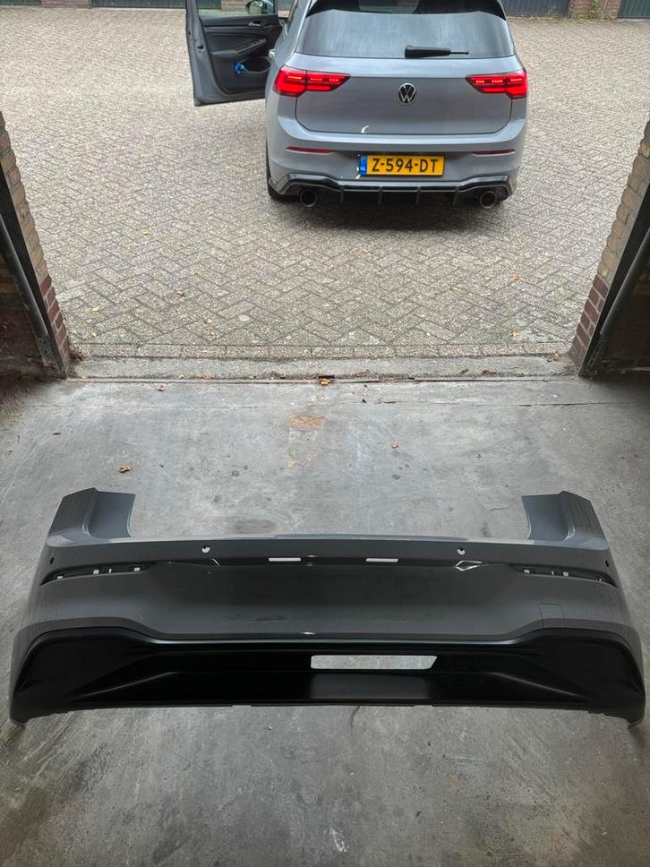 Volkswagen Golf 8 Bumper Achter nardo grey, Auto-onderdelen, Carrosserie en Plaatwerk, Bumper, Volkswagen, Achter, Gebruikt, Ophalen