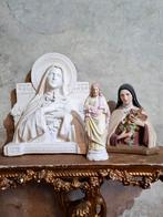 Oude antiek brocante heiligenbeeld theresa jezus lisieux, Antiek en Kunst, Antiek | Religie, Ophalen of Verzenden