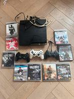 Playstation 3 Slim Compleet + 9 Games, Spelcomputers en Games, Spelcomputers | Sony PlayStation 1, Ophalen of Verzenden, Gebruikt