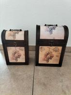 2 wijnkistjes, Ophalen, Minder dan 50 cm, Gebruikt, 50 tot 100 cm