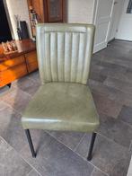 4 kwaliteits lederen stoelen Van Bommel, Ophalen, Zo goed als nieuw, Leer