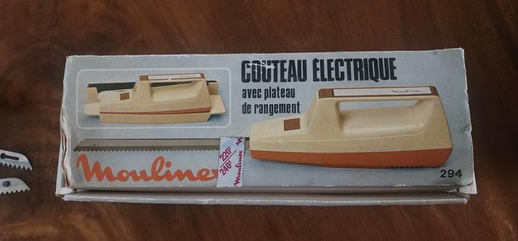 Vintage Moulinex Elektrisch Mes, Huis en Inrichting, Keuken | Keukenbenodigdheden, Gebruikt, Ophalen of Verzenden
