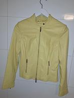 Elisabetta Franchi Leren Jasje Maat S, Ophalen, Elisabetta Franchi, Geel, Zo goed als nieuw