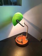 Vintage Bankierslamp / Bureaulamp Groen Glas, Antiek en Kunst, Ophalen of Verzenden