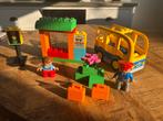 Duplo schoolbus 10528, Ophalen of Verzenden, Zo goed als nieuw, Complete set, Duplo