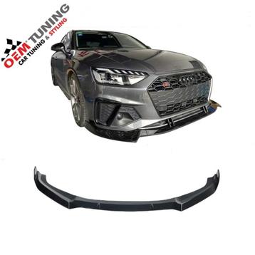 A4 S4 B9 frontspoiler | hooglans zwart | 2019 –2024 | sline beschikbaar voor biedingen