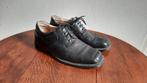 Borelli handgemaakte zwart leren herenschoenen maat 44 ZGAN, Borreli, Zwart, Ophalen of Verzenden, Zo goed als nieuw