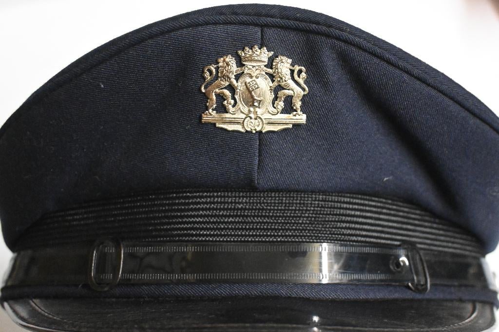Duitse platte pet schirmmütze Bremen justitie politie etc, Verzamelen, Militaria | Algemeen, Ophalen of Verzenden, Overige soorten