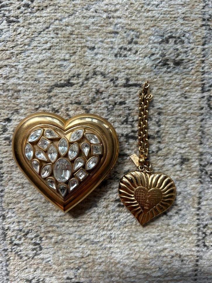 Ysl yves saint laurent vintage sleutel hanger spiegel doosje, Sieraden, Tassen en Uiterlijk, Bedels, Ophalen of Verzenden