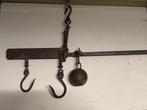 Antieke smeedijzeren grote balans weegschaal, Antiek en Kunst, Ophalen