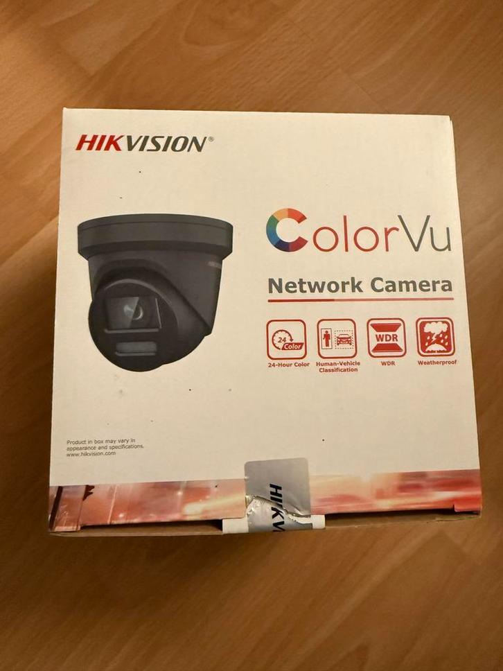 Hikvision ColorVu 8MP Netwerk Camera, Audio, Tv en Foto, Videobewaking, Nieuw, Buitencamera, Ophalen
