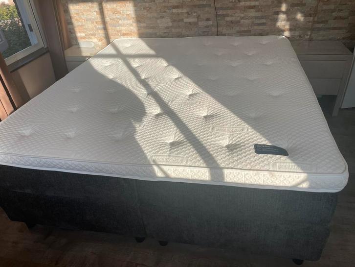 Pullman boxspring - Nieuw Silverline Express standard, Huis en Inrichting, Slaapkamer | Boxsprings, Nieuw, 180 cm, 200 cm, Tweepersoons