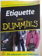 S. Fox - Etiquette voor Dummies, S. Fox, Ophalen of Verzenden, Zo goed als nieuw, Mode algemeen