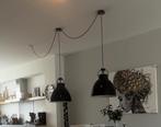 2 Zuiver Industriele Lampen - Zwart, Huis en Inrichting, Ophalen, Gebruikt, Metaal, Minder dan 50 cm