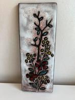 Vintage Ruscha Germany Wandbord Bloemen No 734 jaren 70, Antiek en Kunst, Ophalen of Verzenden