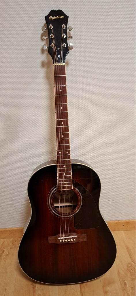 Epiphone AJ220S/MB Gitaar - Zo Goed Als Nieuw!, Muziek en Instrumenten, Snaarinstrumenten | Gitaren | Akoestisch, Ophalen