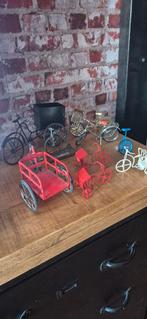 Metalen fietsen miniatuur, Ophalen