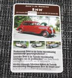 autokaartje  BMW 326  limousine, Auto's, Ophalen of Verzenden, Zo goed als nieuw