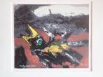 Nico Molenkamp (1920-1998) Zeefdruk Vogel, Ophalen of Verzenden