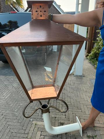 Antiek verlichting groot koper beschikbaar voor biedingen