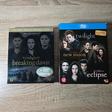 Twilight Saga 1,2, 3 & 5 Blu-ray Boxset NL Uitgave beschikbaar voor biedingen