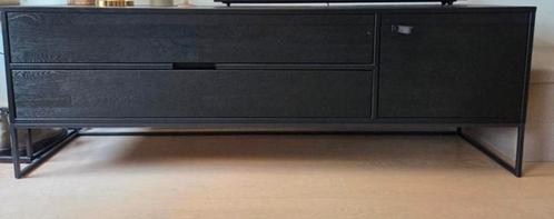 WOOOD Silas Tv-meubel / dressoir 180 cm - Black Night, Huis en Inrichting, Kasten | Dressoirs, Zo goed als nieuw, 150 tot 200 cm