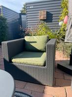 Mooie tuinstoel met kussens, Tuin en Terras, Tuinstoelen, Gebruikt, Rotan, Ophalen