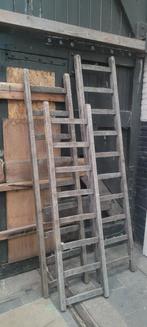 Diverse Houten ladders, Ophalen, 4 meter of meer
