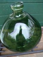Mooie Glazen kruik MICA groen diameter 30cm, Ophalen, Minder dan 50 cm, Groen, Glas