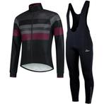 Fietskledingset Rogelli winter Peak zwart/grijs/bordeaux