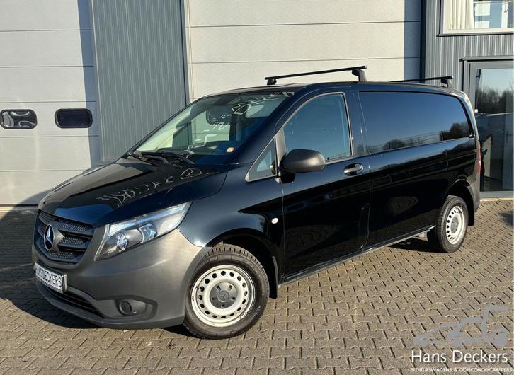 Mercedes-Benz Vito L1 Zwart Compact 111CDI Trekhaak Airco St, Auto's, Bestelauto's, Bedrijf, Te koop, ABS, Airconditioning, Centrale vergrendeling